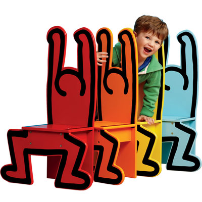 Chaise Keith Haring - Dancer Vilac � 79,00 &euro; - Stickboutik.com