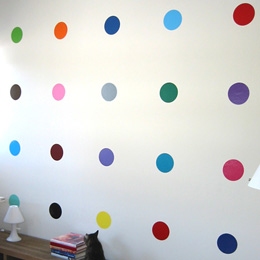 Stickers Enfants et Stickers bb Spot Painting a la D.Hirst - Stickers muraux Enfants & Bbs originaux et indits