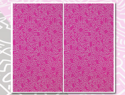 Stickers Muraux et stickers deco Fresque Murale Dancers Rose  chez stickboutik.com