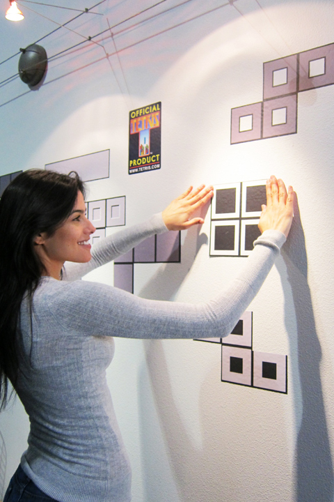 Stickers Geek & Jeux Vid�o:Stickers muraux Tetris R�tro (Mini) Officiels - Stickboutik.com - 2/5