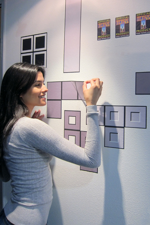 Stickers Geek & Jeux Vid�o:Stickers muraux Tetris R�tro (Mini) Officiels - Stickboutik.com - 3/5